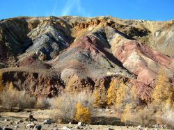 Горный Алтай : Золотая осень на Алтае : Марс-2 в долине речки Кызыл-Чин