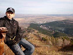 Горный Алтай : Активный отдых в Белокурихе : Вид с верхней площадки кресельного подъемника