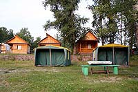 Горный Алтай-2005 : Наши стационарные палатки на время отдыха