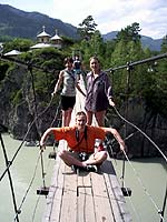 Горный Алтай-2005 : Подвесной мост острова Патмос