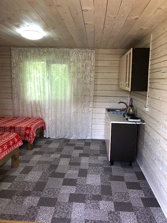 В домике