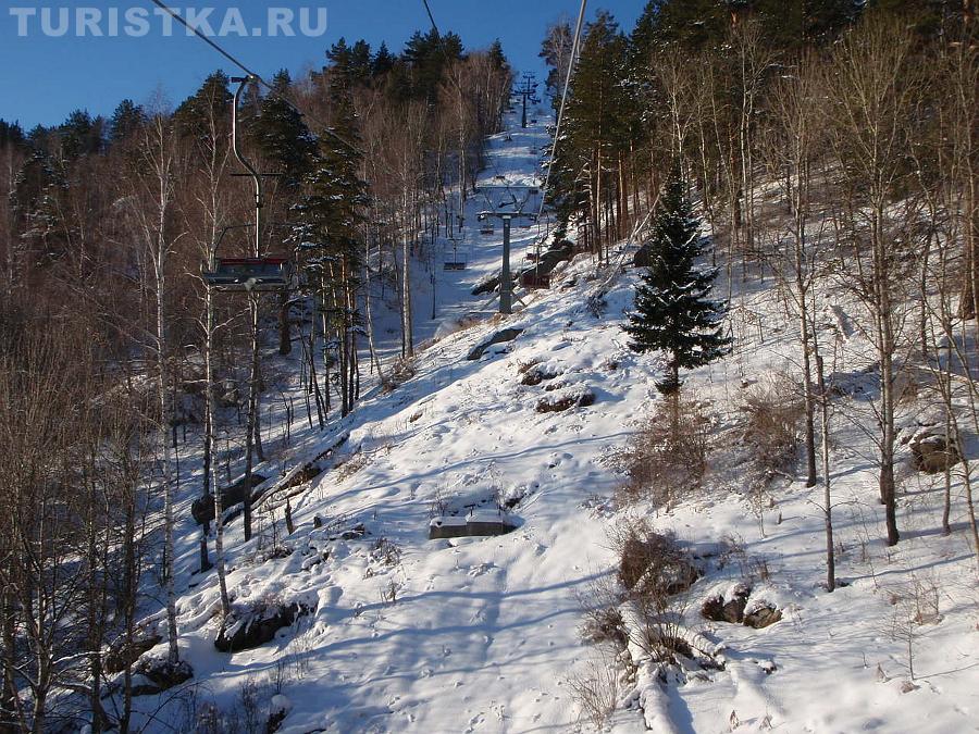  Кресельный подъемник на гору Церковка