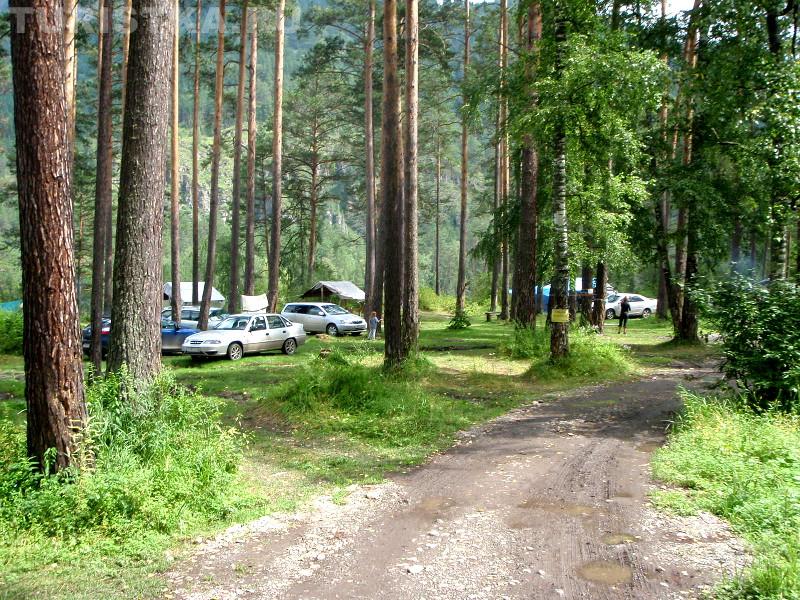 Кемпинг около Катунских ванночек