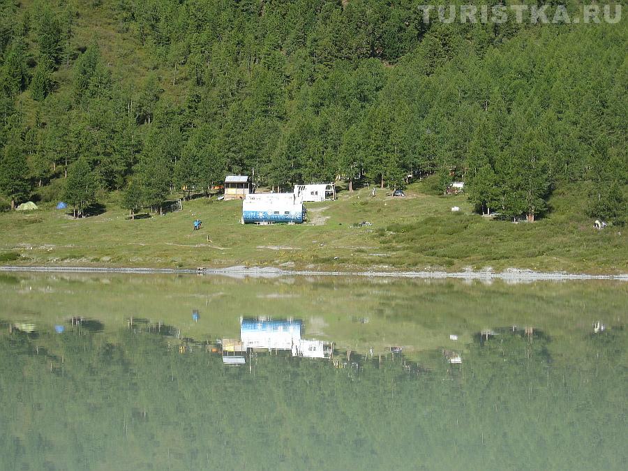 Балки (бочки) с печками на озере Аккем