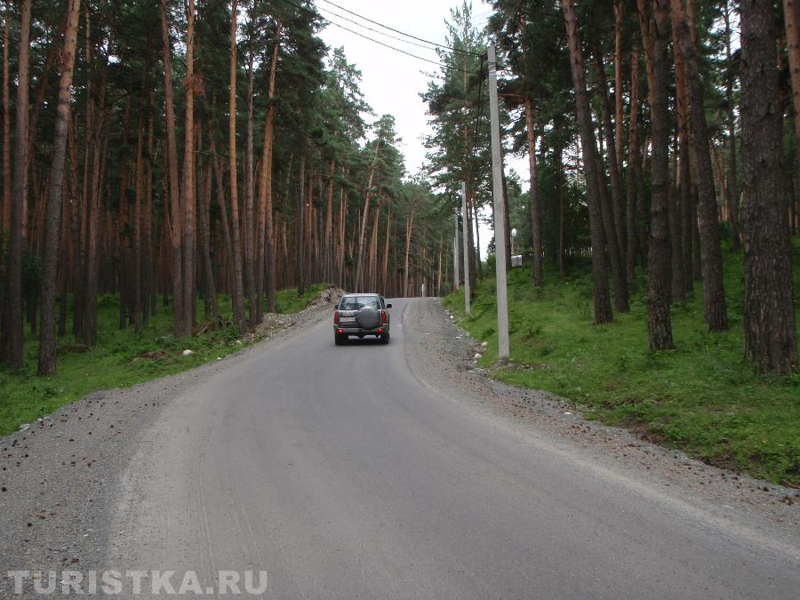 Дорога на паркову к острову Патмос