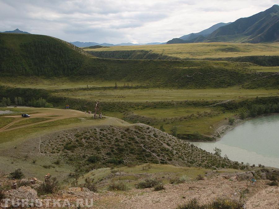 Террасы в районе слияния Чуи и Катуни
