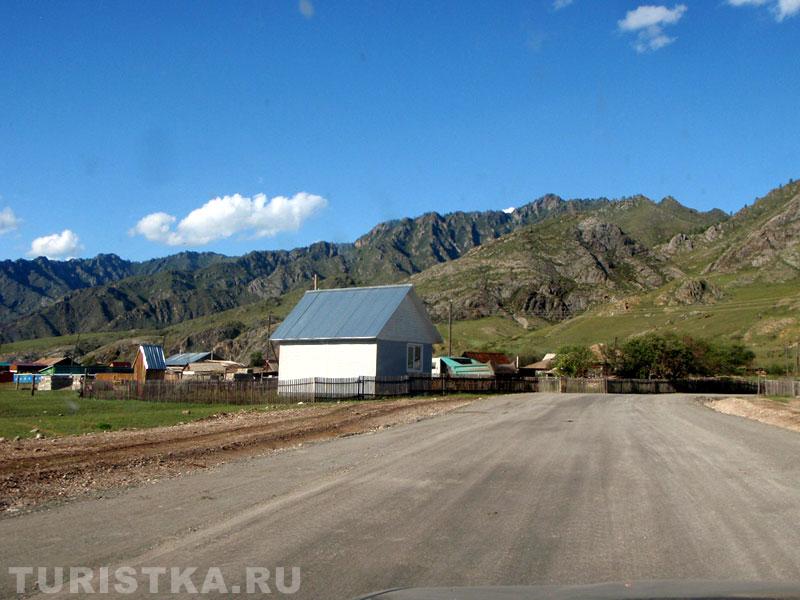 Въезд в село