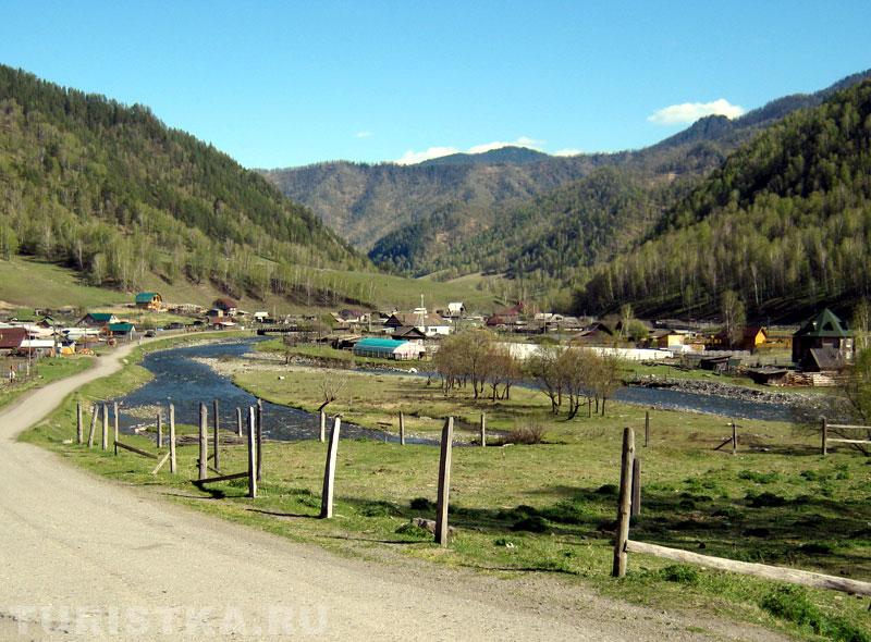 Въезд в село