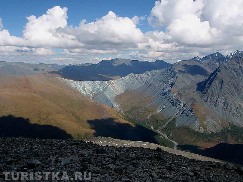 Ущелье Ярлу с перевала Каратюрек