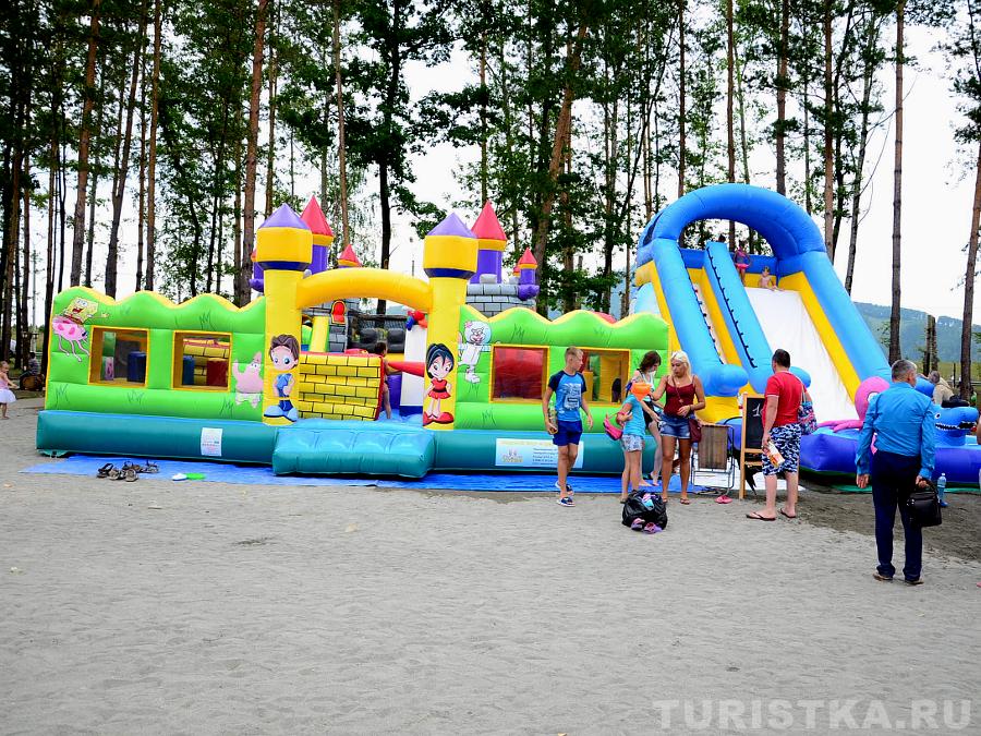 Пляж, детская зона