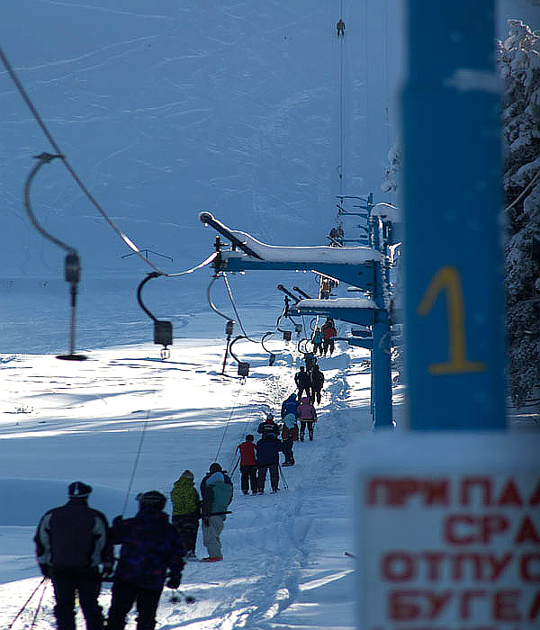Горнолыжка на  Семинском перевале