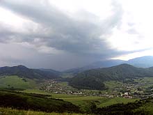 Горный Алтай : Село Топольное в Солонешенском районе Алтайского края